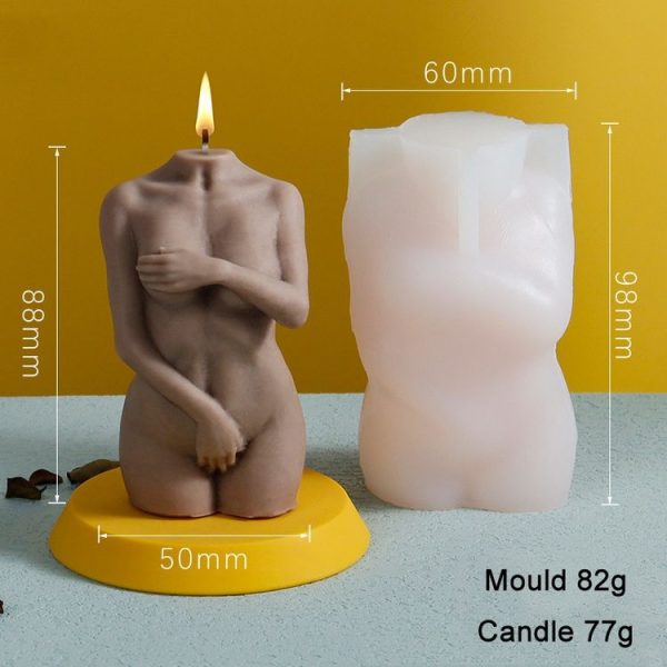 DIY Handmade Scented Candle Body Silicone Mold (Shylore Girl) - Image 3