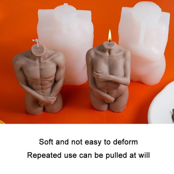 DIY Handmade Scented Candle Body Silicone Mold (Shylore Girl) - Image 5