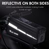WEST BIKING 7 inches Mountain Bike Mobile Phone Touch Screen Front Beam Bag (Black) - Image 5
