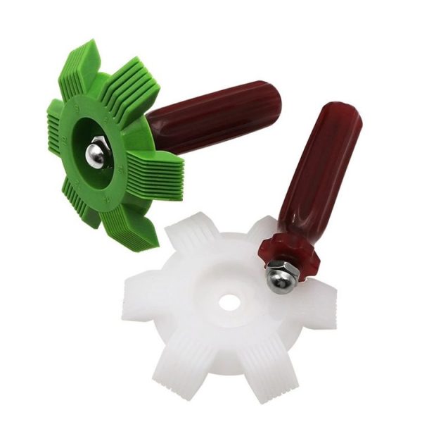 2 PCS Air Conditioner Blade Condenser Cleaning Fin Comb Brush (White) - Image 5