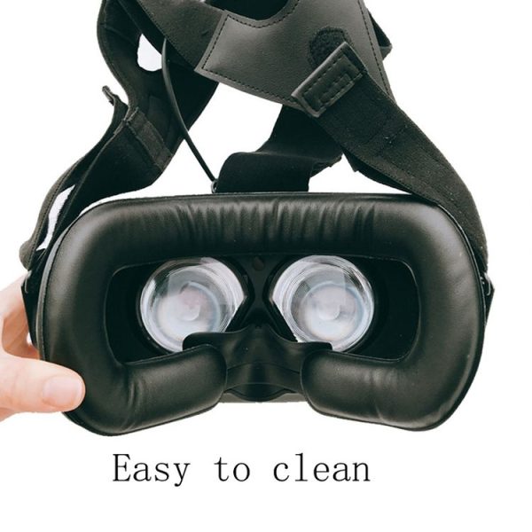 2 PCS PU Leather Face Foam Eye Mask Cover For HTC VIVE Headset VR (Thin 1.5cm) - Image 5