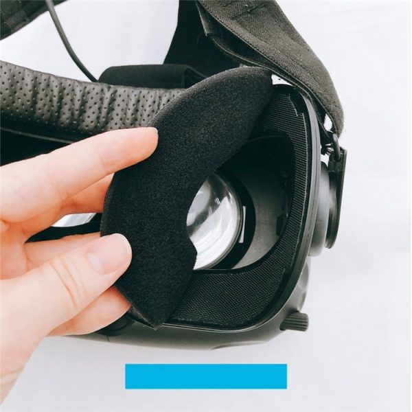 2 PCS PU Leather Face Foam Eye Mask Cover For HTC VIVE Headset VR (Thin 1.5cm) - Image 6