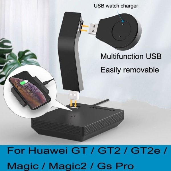 Huawei GT / GT2 / GT2e / Magic / Magic2 / Gs Pro Earphone Phone Wireless Charger - Image 2