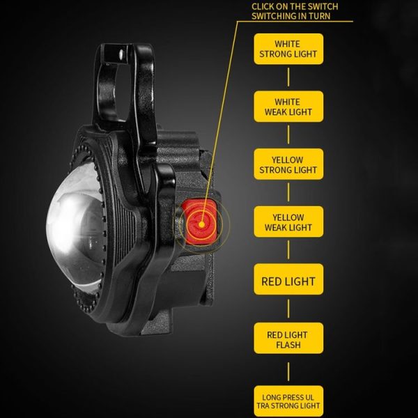 E-SMARTER W5133 Mini Keychain Strong Light Portable Flashlight, Specification: Black - Image 4