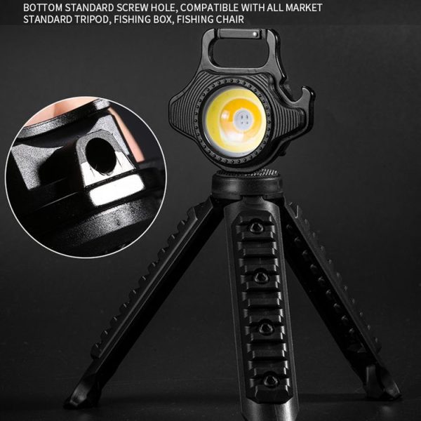 E-SMARTER W5133 Mini Keychain Strong Light Portable Flashlight, Specification: Black - Image 6