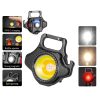 E-SMARTER W5133 Mini Keychain Strong Light Portable Flashlight, Specification: Black+Tripod - Image 2