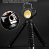 E-SMARTER W5133 Mini Keychain Strong Light Portable Flashlight, Specification: Black+Tripod - Image 6