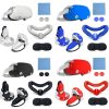 6 PCS / Set For Meta Quest Silicone All-Inclusive Console Controller Cover (Red) - Image 2