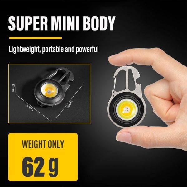 E-SMARTER W5137 Mini Wrench Glare Portable Flashlight, Specification: Tarnish+Screws+Tripod - Image 2