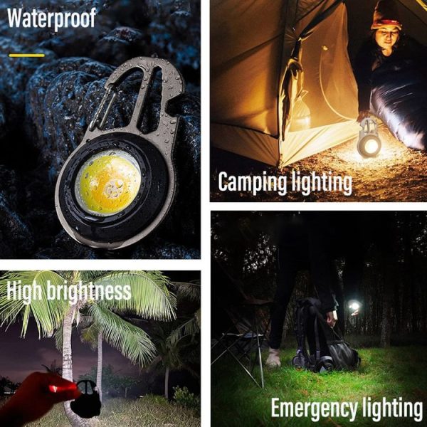 E-SMARTER W5137 Mini Wrench Glare Portable Flashlight, Specification: Tarnish+Screws+Tripod - Image 6