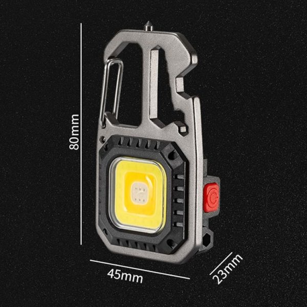 E-SMARTER W5138 Mini Bright Light Portable Flashlight, Specification: Black+Bracket - Image 3