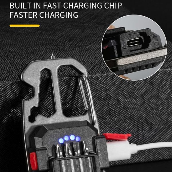 E-SMARTER W5138 Mini Bright Light Portable Flashlight, Specification: Black+Bracket - Image 5