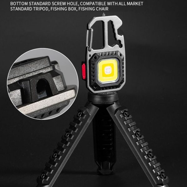E-SMARTER W5138 Mini Bright Light Portable Flashlight, Specification: Black+Bracket - Image 6