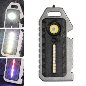 E-SMARTER W5136 Mini Keychain Strong Light Portable Flashlight (Tarnish)