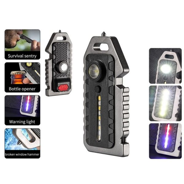 E-SMARTER W5136 Mini Keychain Strong Light Portable Flashlight (Tarnish) - Image 2