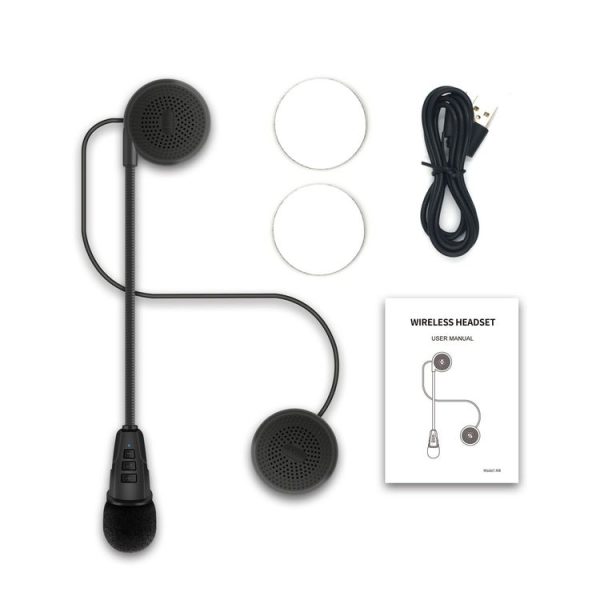 M8 Motorcycle Helmet Bluetooth Headphones Hidden Wireless Header Wheat Caller Automatic Answer - Image 2