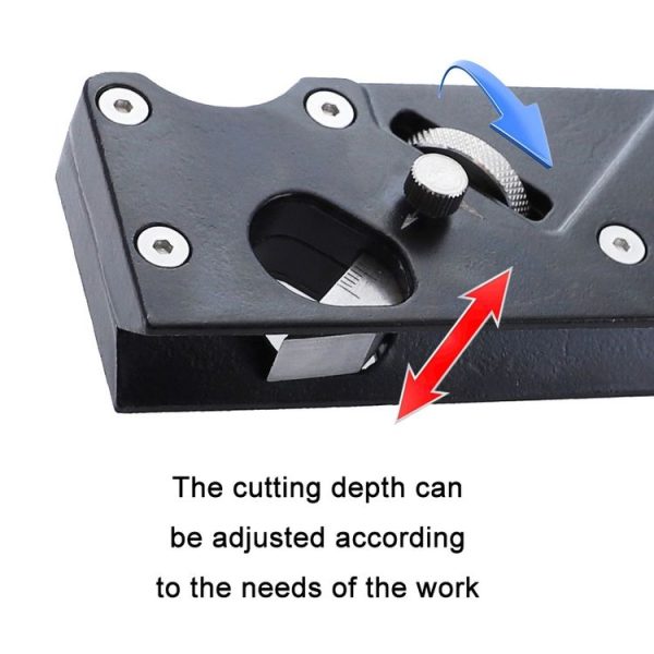 Adjustable Depth Woodworking Chamfering Planer, Specification: 45 Degree Flat Cutter Head - Image 4