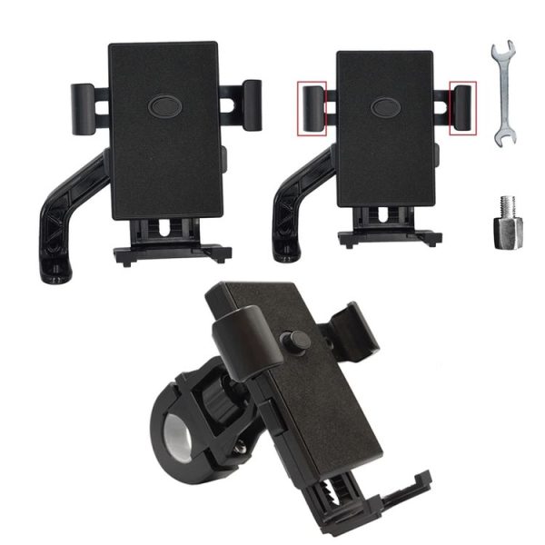 YY02 Bicycle Motorcycle Electric Vehicle Universal Mobile Phone Holder, Style: Car Handle Model - Image 2