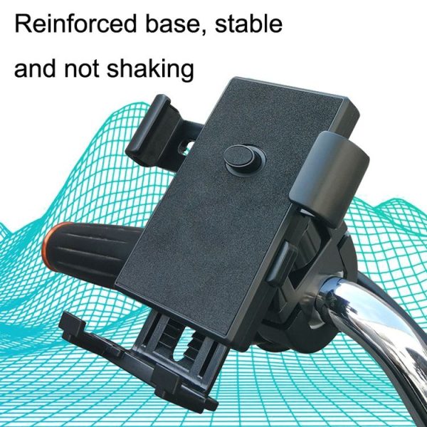 YY02 Bicycle Motorcycle Electric Vehicle Universal Mobile Phone Holder, Style: Car Handle Model - Image 4