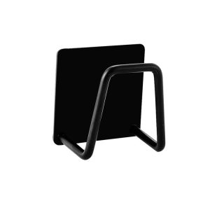 304 Stainless Steel Sponge Rack Sink Drain Rack, Color: Baking Black