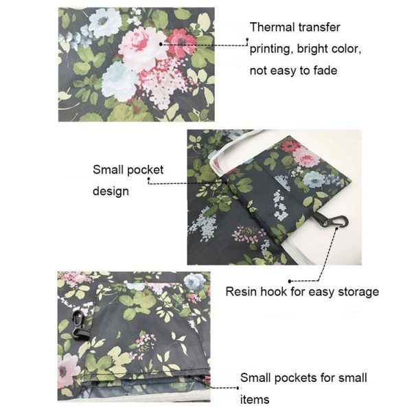 M0048 Portable Foldable Printed Shopping Bag (Cat) - Image 5