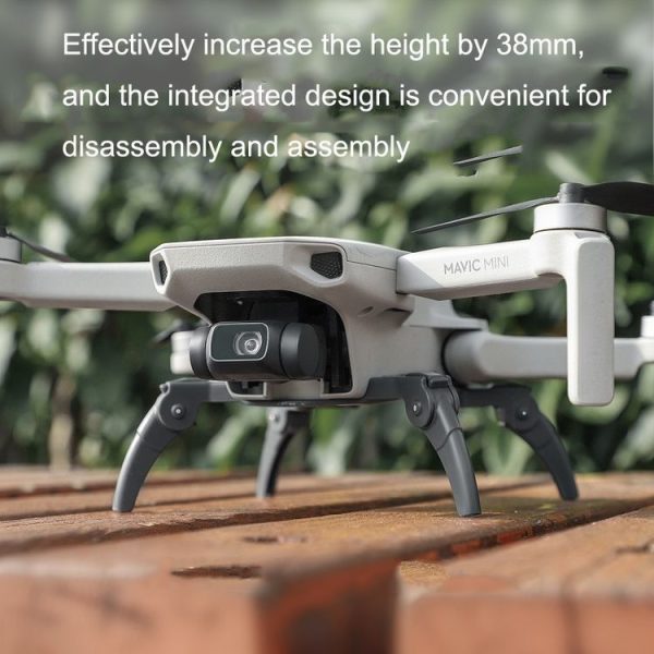 Sunnylife LG380 Heightening Spider Tripod Folding Drop Protection Bracket For DJI Mini 2 / SE (Grey) - Image 5