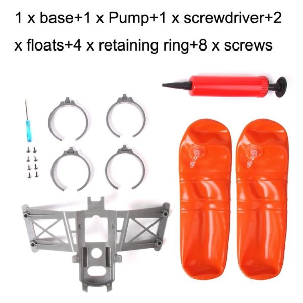 Sunnylife FT86 Amphibious Raised Lifting Float Tripod Kit For DJI Mavic Air2 / 2S (Red) - Image 3
