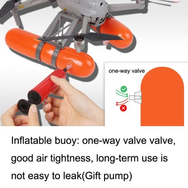 Sunnylife FT86 Amphibious Raised Lifting Float Tripod Kit For DJI Mavic Air2 / 2S (Red) - Image 5