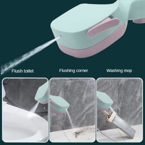 Pressurized Shower Head Four-speed Handheld Shower Set, Style: Electroplating White Filter - Image 3