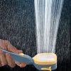 Pressurized Shower Head Four-speed Handheld Shower Set, Style: Electroplating White Filter - Image 4