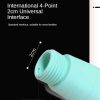 Pressurized Shower Head Four-speed Handheld Shower Set, Style: Electroplating White Filter - Image 5