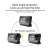 S282 Multifunctional Silent Electronic Digital Projection Clock (Black Shell Green Light) - Image 5
