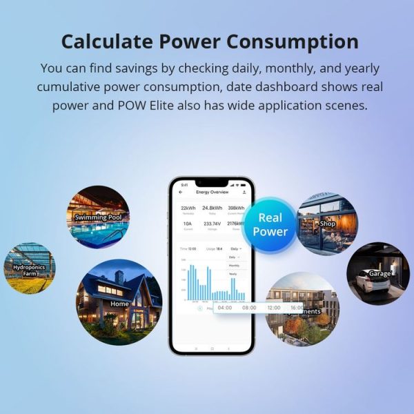 Sonoff POW Elite Intelligent Electricity Statistics Current Power Metering Switch 16A - Image 6