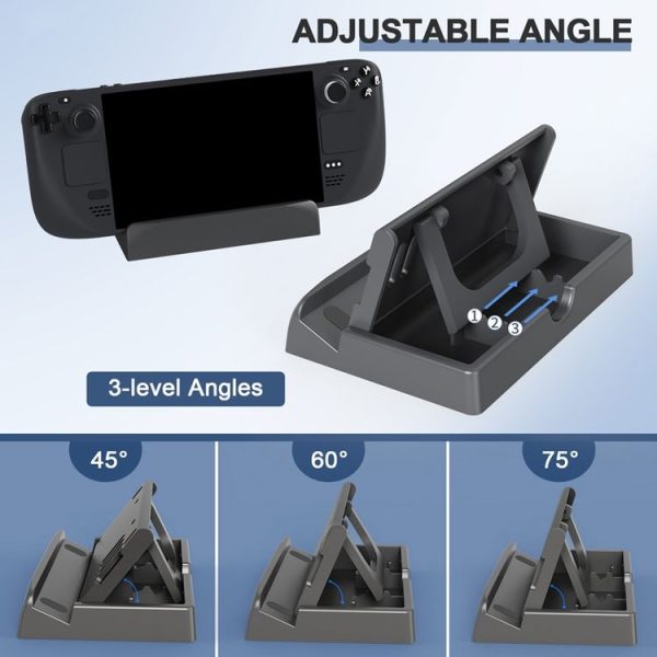 JYS JYS-SD002 Adjustable Base Bracket Portable Non-slip with Cooling Hole For Steam Deck / Switch - Image 4