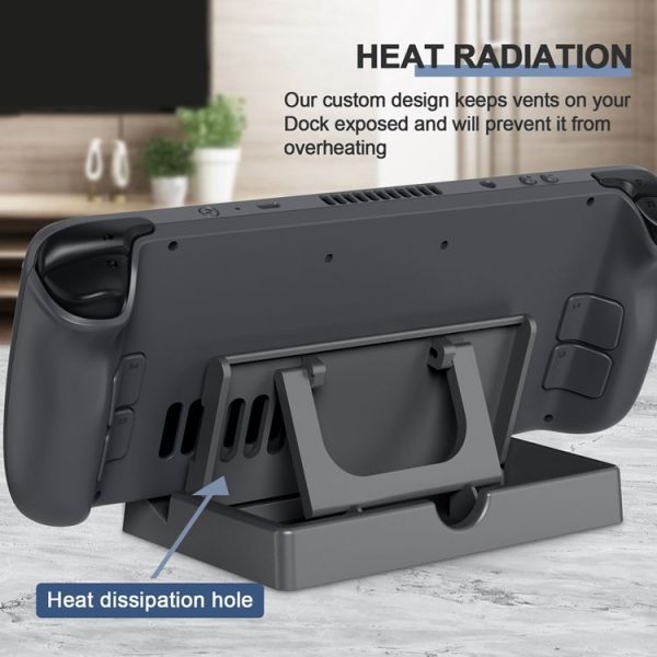 JYS JYS-SD002 Adjustable Base Bracket Portable Non-slip with Cooling Hole For Steam Deck / Switch - Image 5