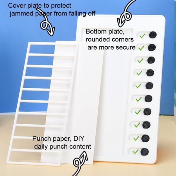 Wall Hanging Checklist Memo Boards Adjustable Checklist Board, Style: Blank Paper Card - Image 4