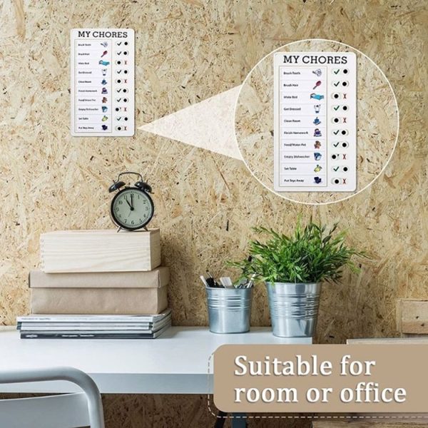 Wall Hanging Checklist Memo Boards Adjustable Checklist Board, Style: Blank Paper Card - Image 6