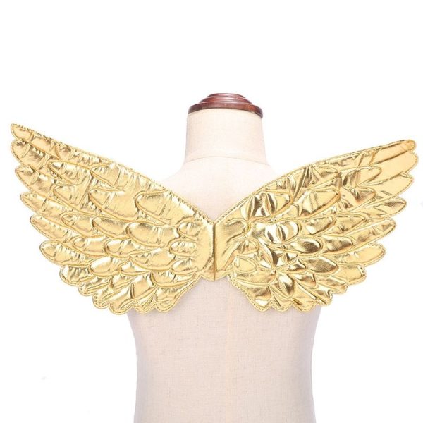 3 PCS Children Prom Dress Up Wings Elf Colorful Wings Party Costume Props (Light Rainbow) - Image 5