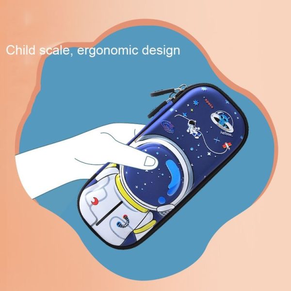 Uime EVA 3D Multi-compartment Pencil Case Stationery Box Children School Supplies (Rainbow Horse) - Image 5