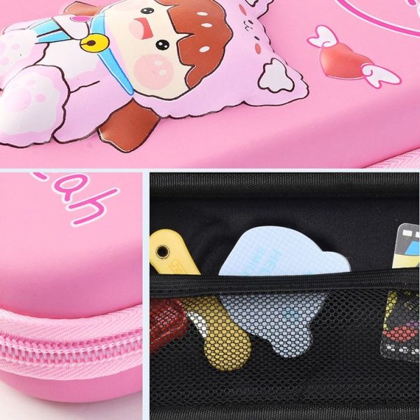 Uime EVA 3D Multi-compartment Pencil Case Stationery Box Children School Supplies (Rainbow Horse) - Image 6