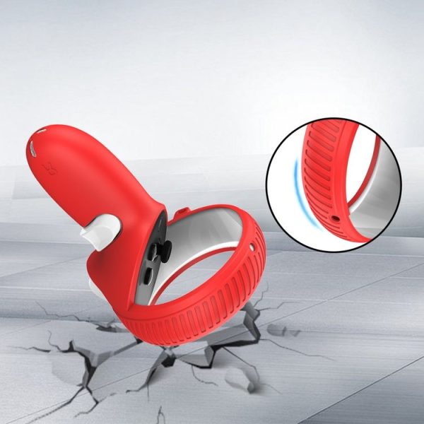 VR Glasses Lens Shell Handle Protective Case For Oculus Quest 2 (Red) - Image 4