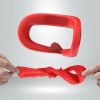 VR Glasses Lens Shell Handle Protective Case For Oculus Quest 2 (Red) - Image 5