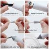 Tenwin 8302 Adjustable Electric Eraser With Rubber Refills For Sketch Drawing Erasing (Grey) - Image 6