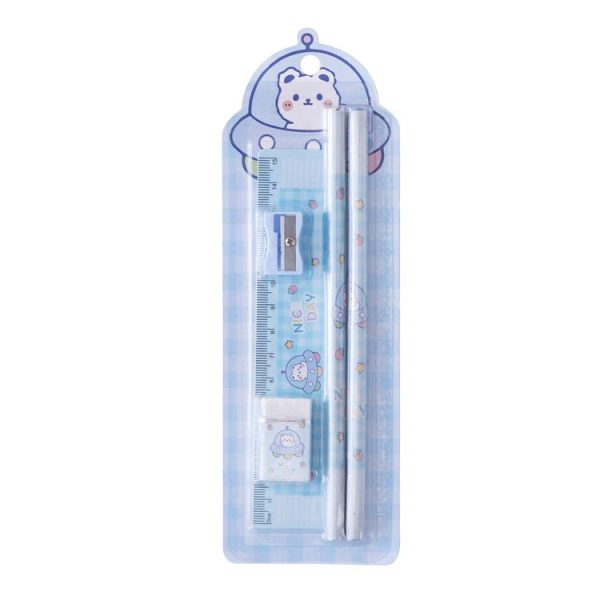 10 Sets Primary School Students Pencil Stationery School Supplies Set (Random Color) - Image 5