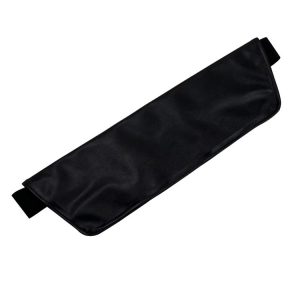 Hip Thrust Belt Glute Bridge Pad Dumbbells Butt Workout (Leather Black)