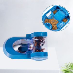 Cockroaches Capture Device Non-Toxic Campaign Catcher Kitchen Toilet Cockroach House (Blue)