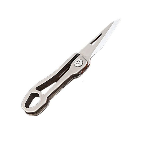 Titanium Alloy Mini Folding Knife Express Knife EDC Keychain Pendant - Image 2