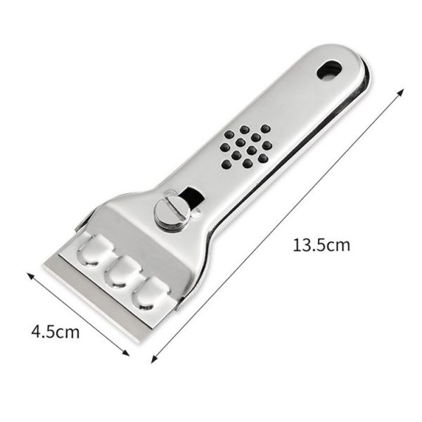 2 Sets Multifunctional Cleaning Spatula Kitchen Tile Decontamination Scraper With 5 Blade Films - Image 2