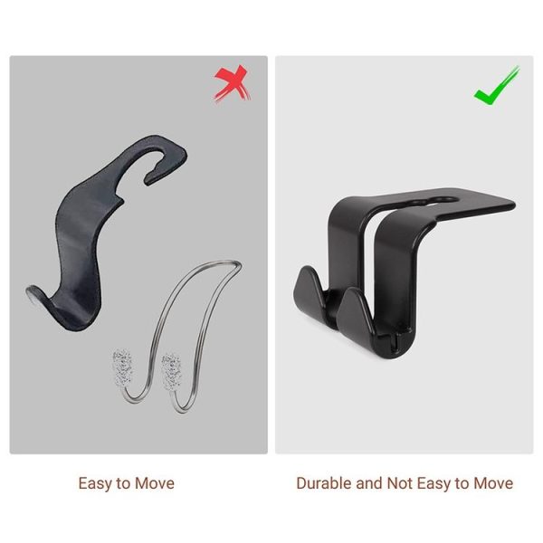 Multifunctional Car Seat Hook Lock Type Mobile Phone Holder - Image 3