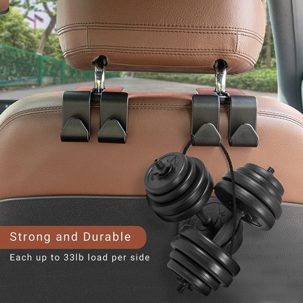 Multifunctional Car Seat Hook Lock Type Mobile Phone Holder - Image 4
